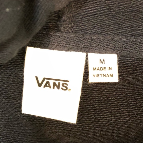 Vans Black Oval Teen Hoodie Sz M - Picture 7 of 10